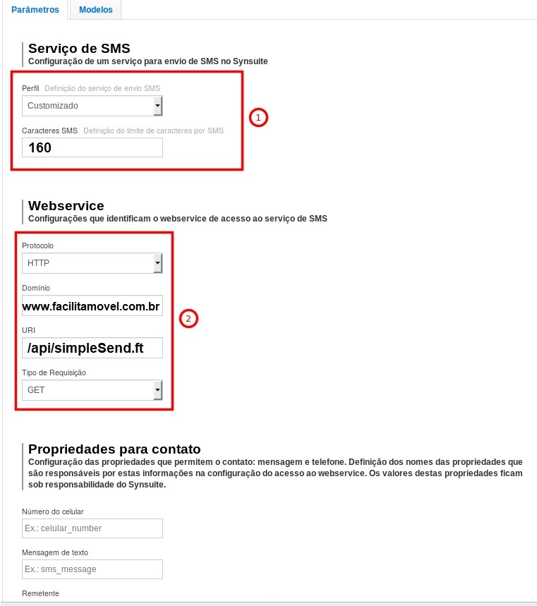 Configuracao de dominio e URI no SynSuite
